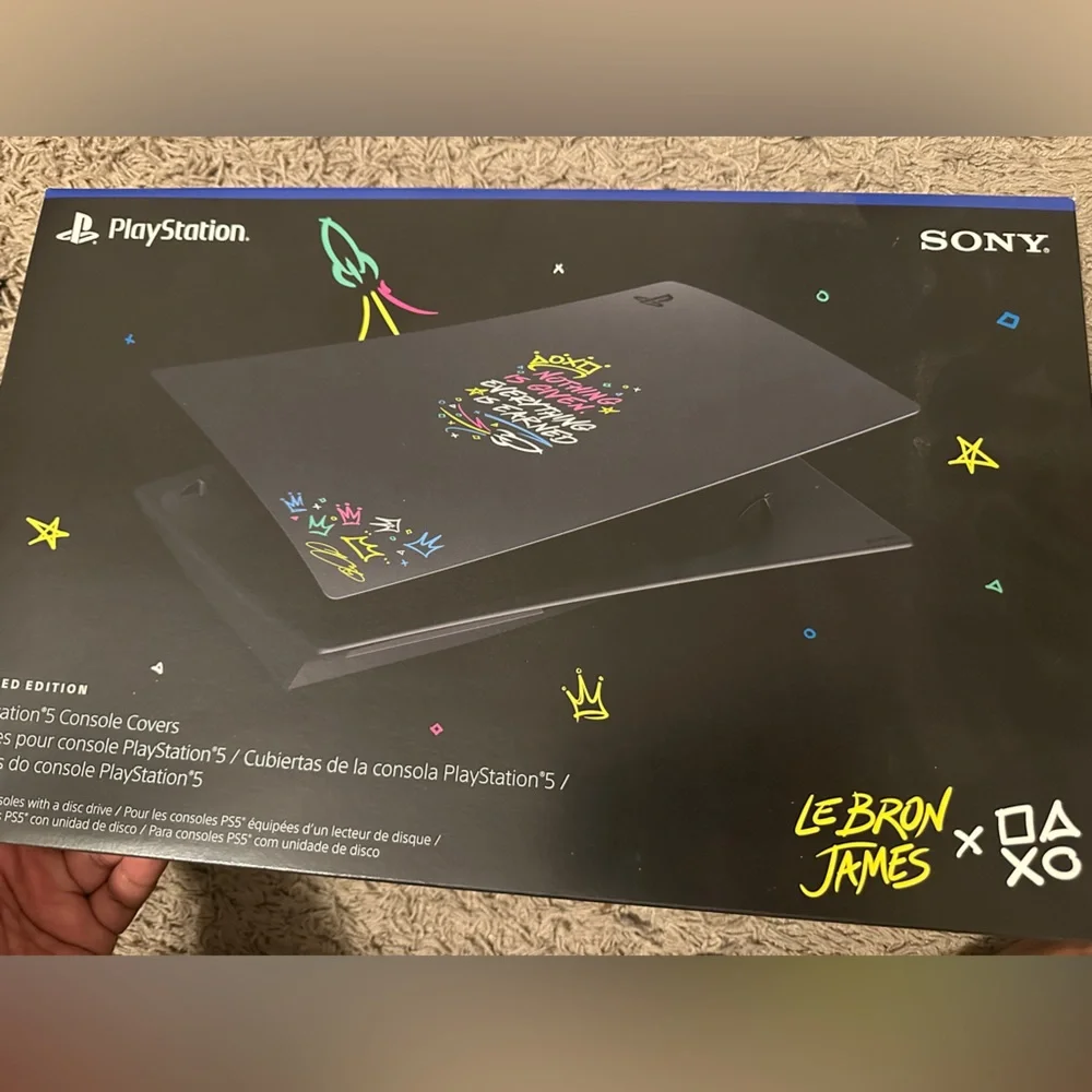Original PS5 LeBron James Console Cover-Disc Drive Edition
